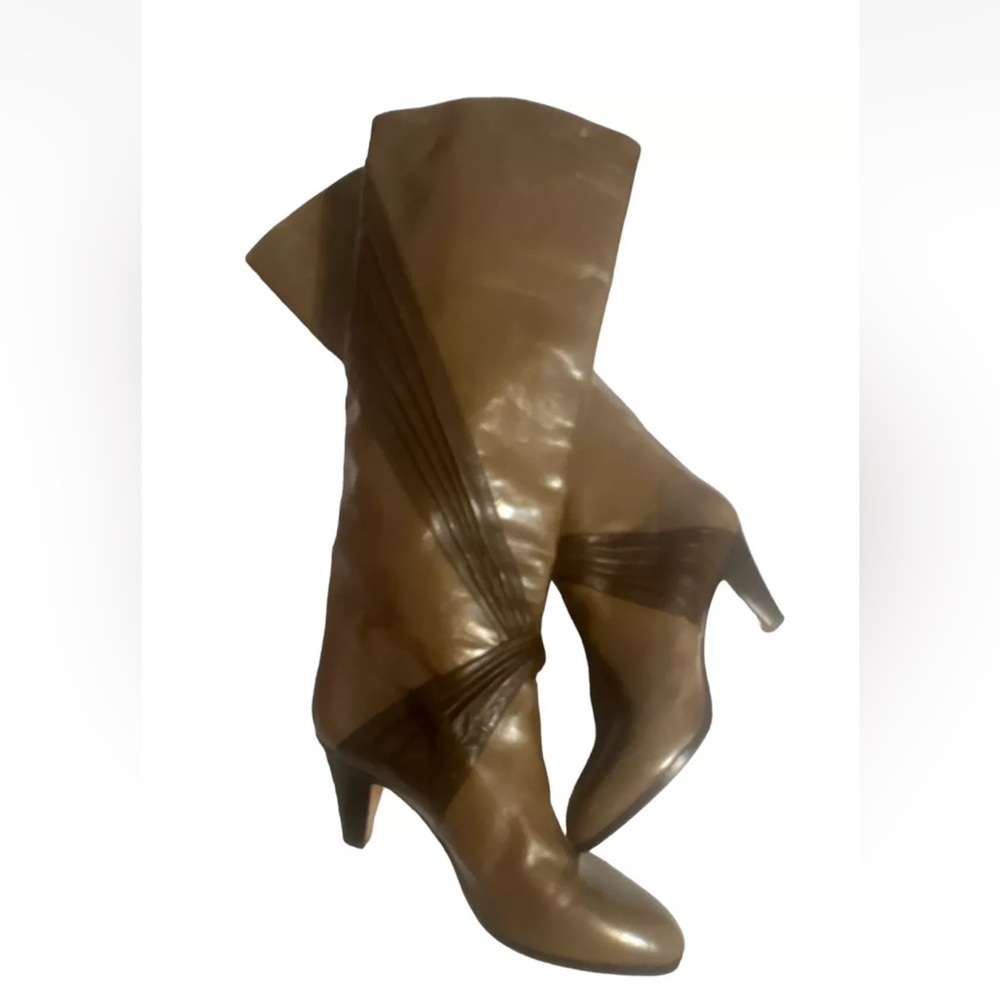 BALLY PULL ON BOOTS TAN GENUINE LEATHER NEW SIZE 5.5